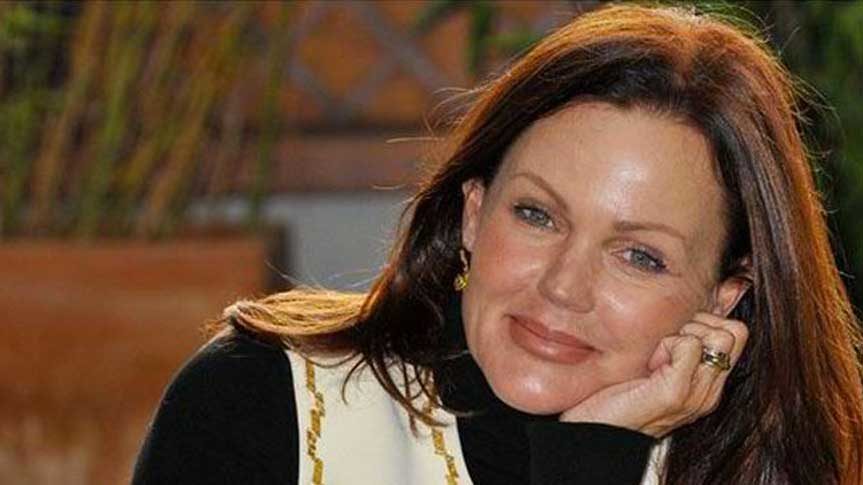 Photo Belinda Carlisle pour la Méditation Transcendantale