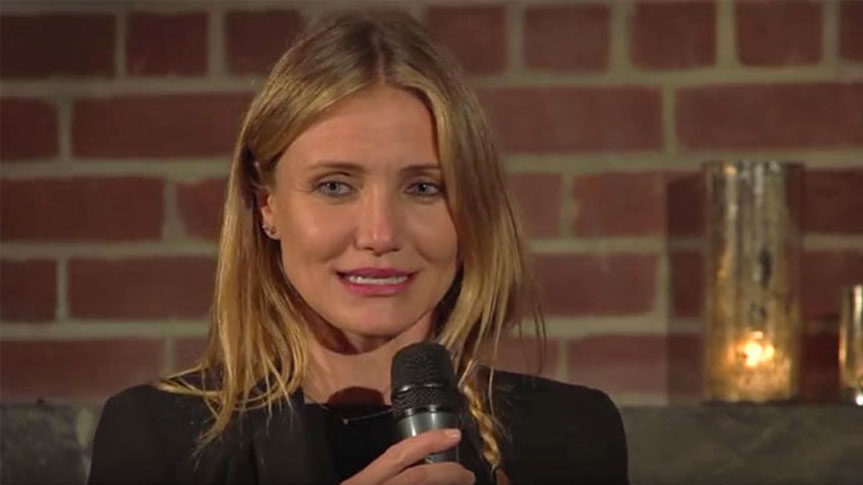 Photo interview Cameron Diaz pour la Méditation Transcendantale