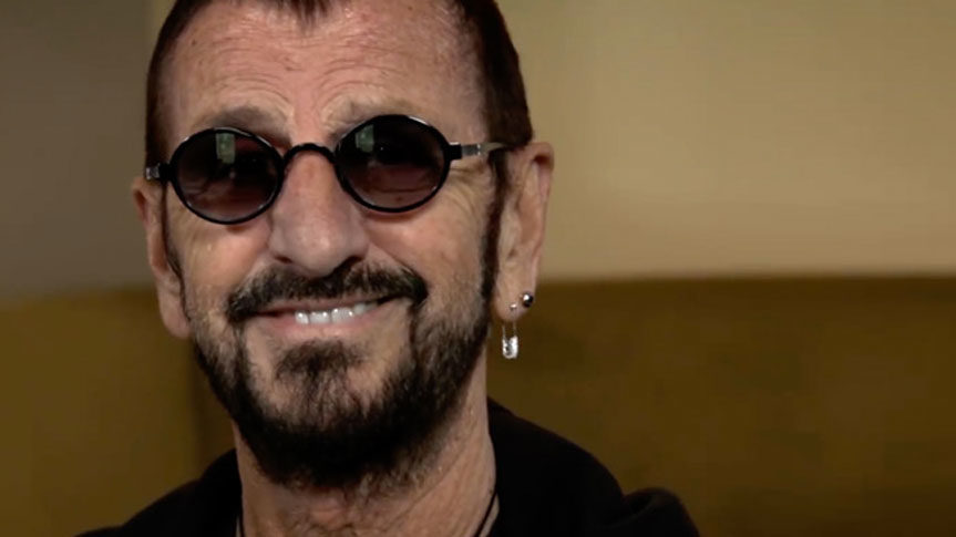 Photo de Ringo Starr pour intervieww Méditation Transcendantale, Peace and Love