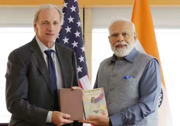 Ray Dalio et Narendra Modi