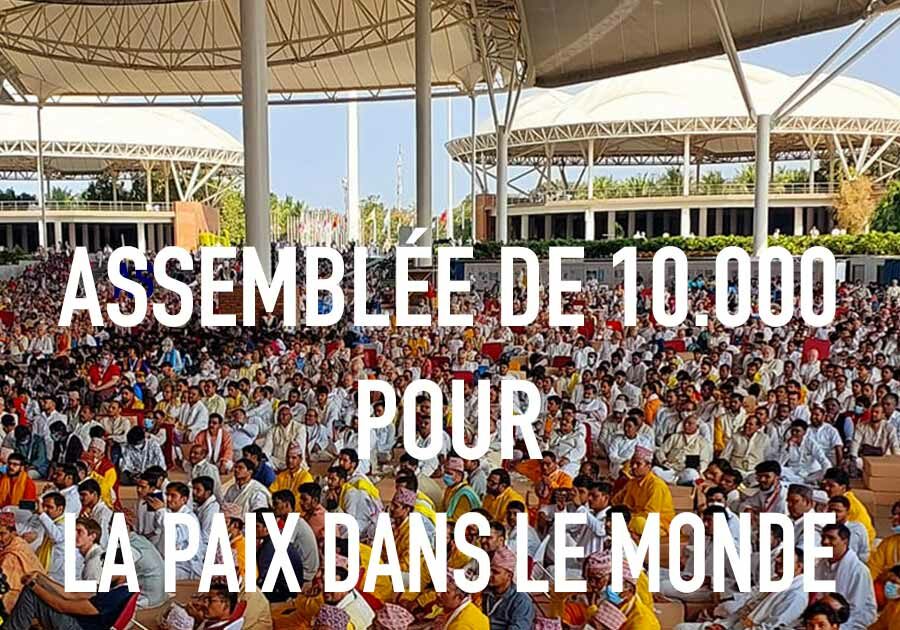 Méditation Transcendantale® et Assemblée de 10.000 en Inde pour la paix dans le monde