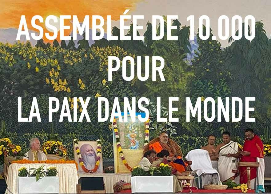 Inauguration Assemblée 10.000 Méditation Transcendantale® Paix mondiale à Hyderabad